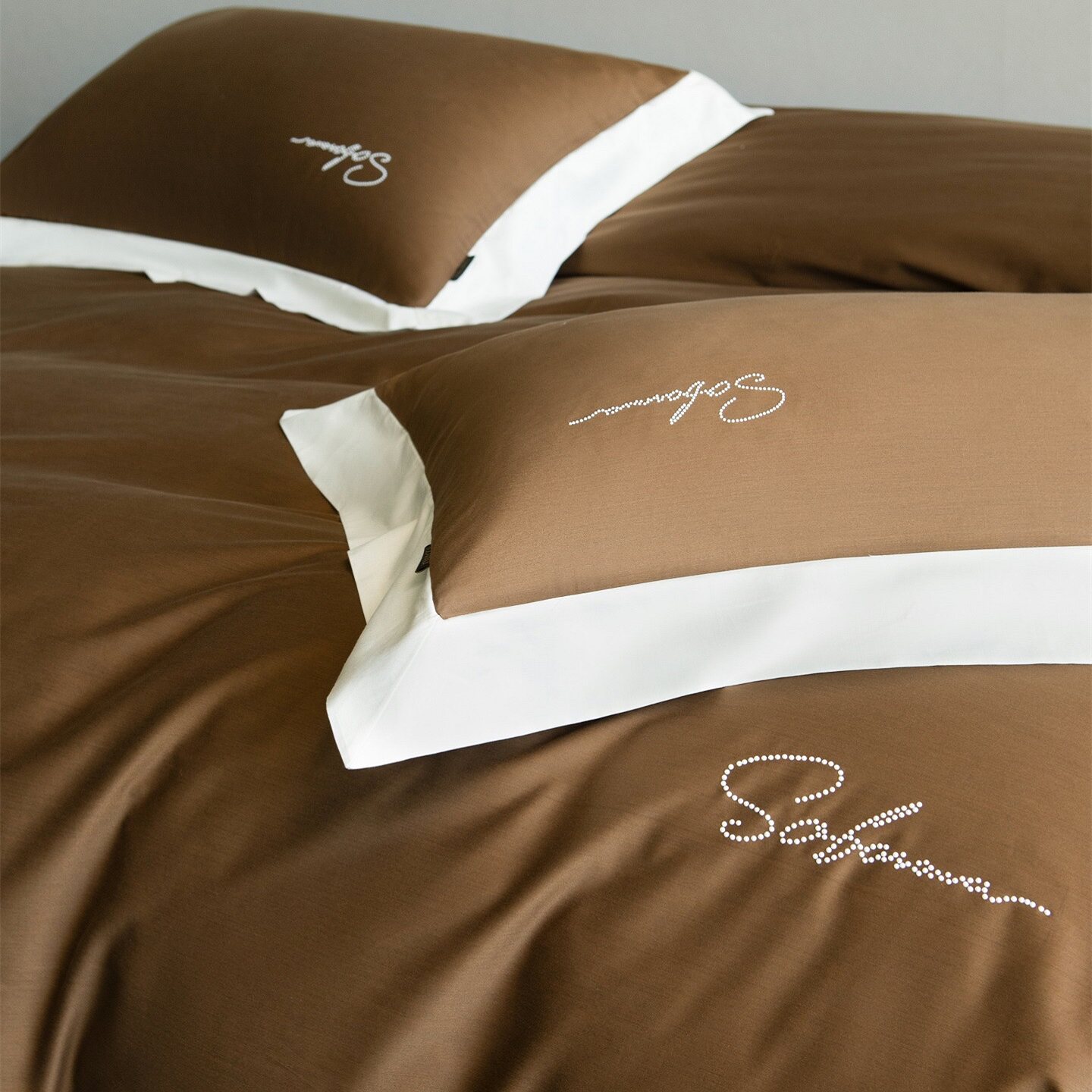 SOLARANA【德诺】高定超细美丽诺羊毛+GIZA级埃及棉四件套件磨毛