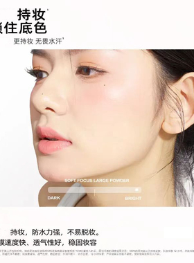 ATORS暧恬柔焦绒雾定妆蜜粉饼控油遮瑕持妆丝滑散粉不易脱妆