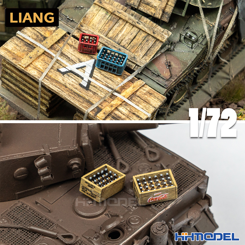 恒辉 LIANG 0431-34 情景配件1/35 1/48 1/72啤酒汽水筐现代/经典 - 图2