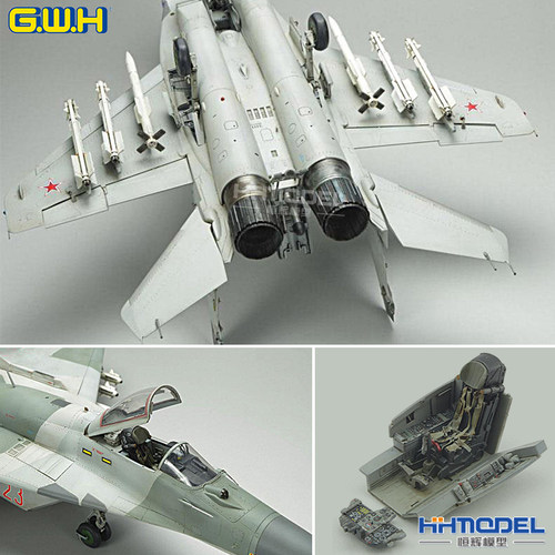 长城 L4818 1/48 MiG-29 SMT 9-19 支点多用途战斗机 拼装模型 - 图2