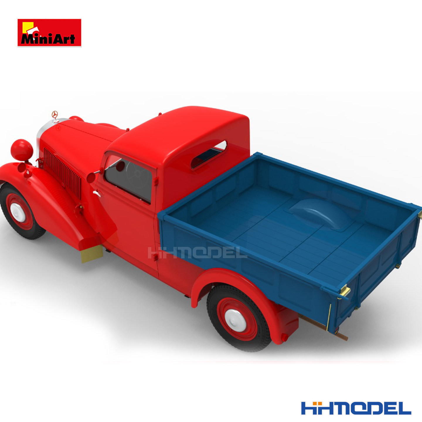 恒辉模型 Miniart 38060 1/35 170V型农用车 拼装车辆模型,淘宝优惠券,粉丝福利购,淘宝优惠卷