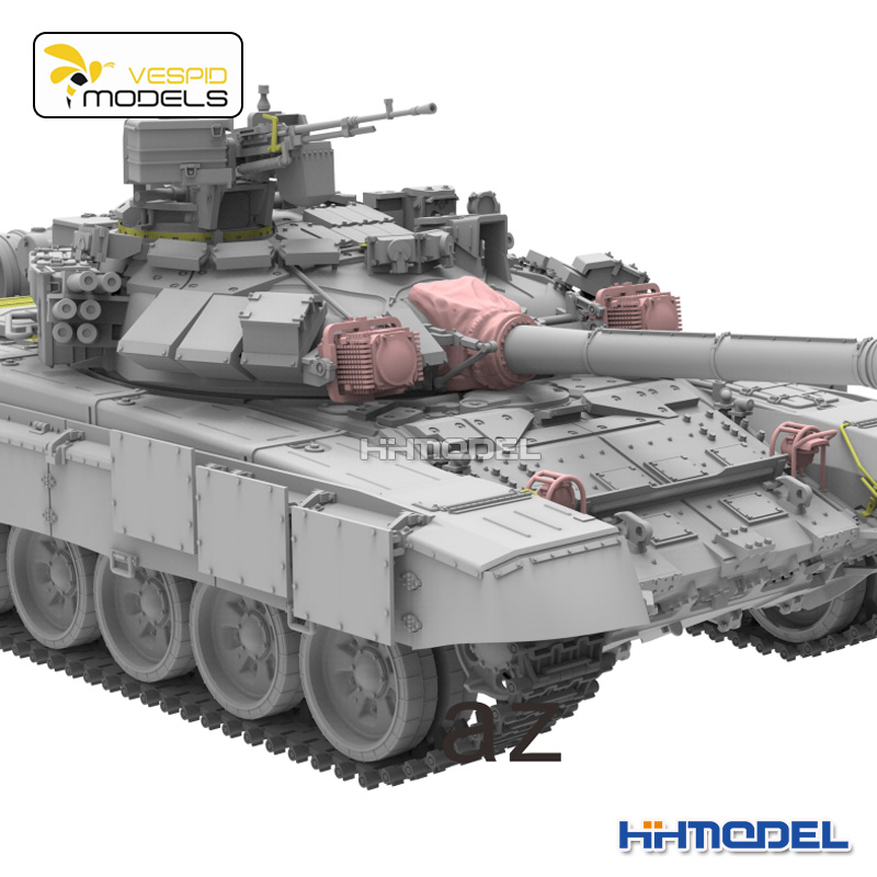 恒辉模型黄蜂 720025 1/72 T-90主战坦克送3D打印件拼装模型-图2