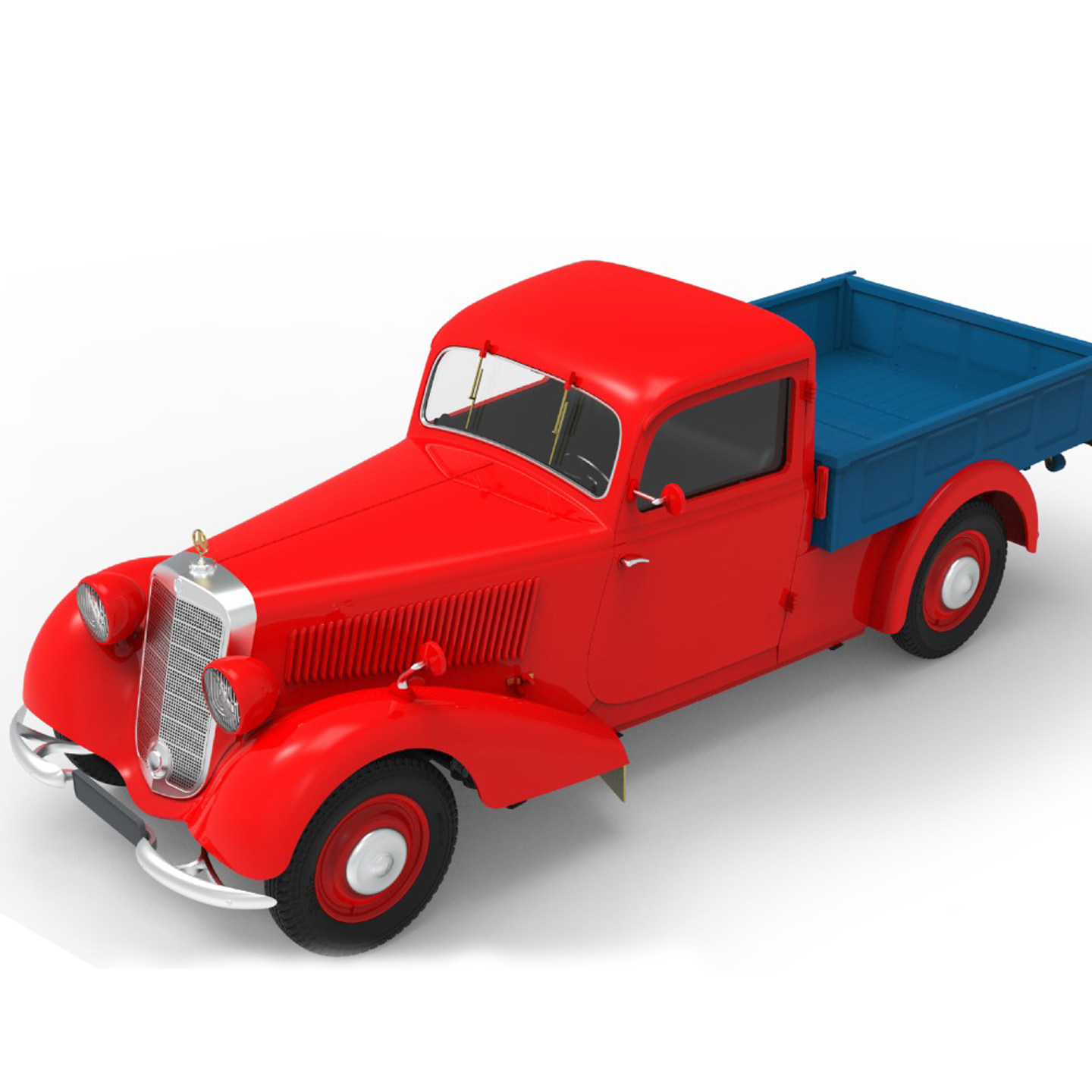 恒辉模型 Miniart 38060 1/35 170V型农用车 拼装车辆模型,淘宝优惠券,粉丝福利购,淘宝优惠卷