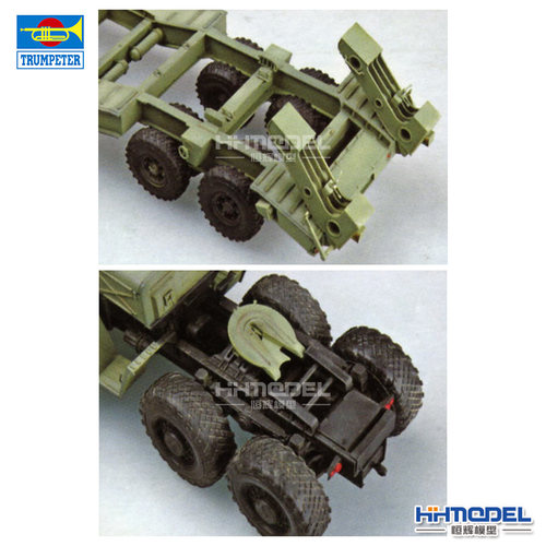 恒辉模型 小号手 00212 1/35 MAZ-537G坦克拖车 后期型 拼装模型 - 图1