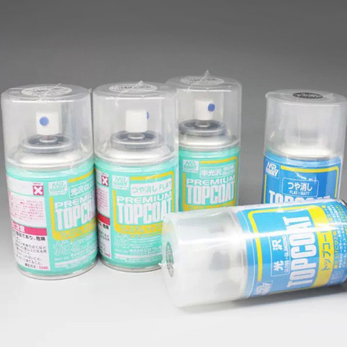 郡士 B503 B603油性/水性消光透明保护漆高达手办BJD模型光油喷罐 - 图0