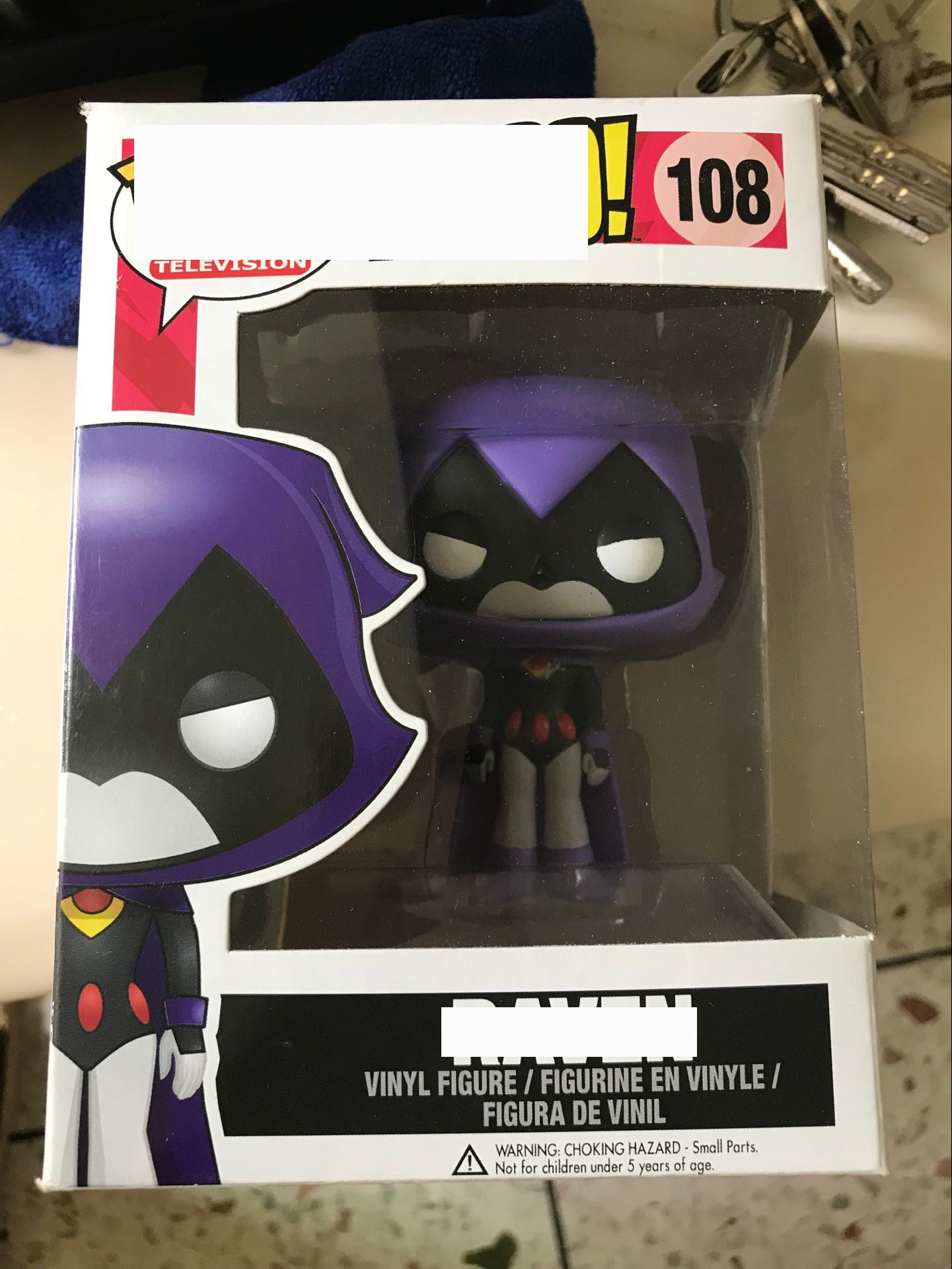 funko pop少年泰坦出击 raven 乌鸦 渡鸦 手公仔模型玩具108