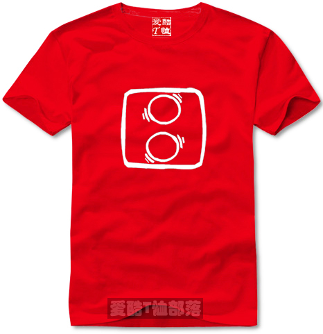 个性定制DIY纯棉圆领短袖T恤1件包邮大码时尚流行符号系列冒号 - 图3