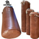 Guangzhou Xiangpai genuine leather sandbag first layer yellow cowhide