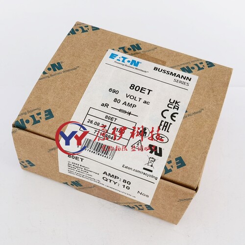 EATON保险丝 BS88:4熔断器25ET/32/35/40/45/56/63/80ET 80A 690V - 图2