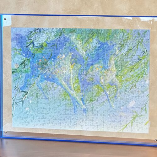 以梦为马·《逍遥游》原创手绘中式拼图•500片丝绒触感53x38cm - 图3