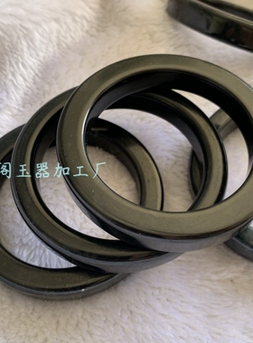 【黑色方镯】F16天然岫玉男女款黑色飘花玉石手镯一物一图