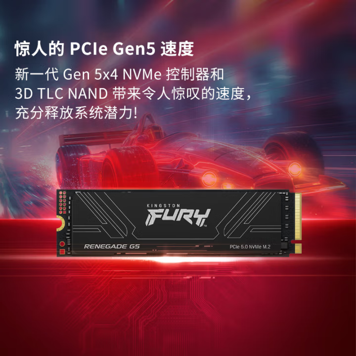 金士顿官方旗舰店 叛逆者SSD固态硬盘 M.2接口(NVMe PCIe 5.0×4) - 图1