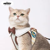 Тяговая веревка для кошек Disney, предотвращающая срыв при выходе из дома, шлейка для кошек, одежда в виде жилета, веревка для ходьбы для кошек