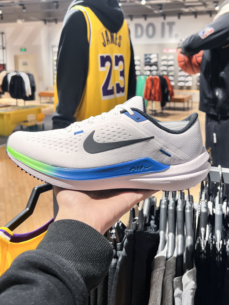 NIKE耐克正品男鞋2025夏新款AIR WINFLO 10运动跑步鞋 DV4022-103 - 图0