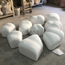 Winter Snow View Summer Shop Window Activity Foam Sculpture Floating Ice Ice Block shaped Landscape Decorative Prop Pendulum custom
