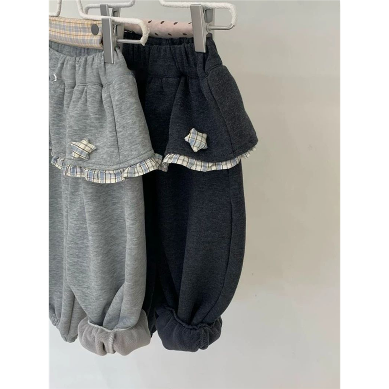 女童冬季新款时髦好看加绒裤子儿童保暖卫裤女孩防寒束腿裤冬装套,淘宝优惠券,粉丝福利购,淘宝优惠卷