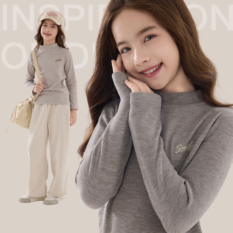 女童打底衫秋冬装儿童长袖t恤大童加绒加厚上衣女孩保暖内搭秋衣,淘宝优惠券,粉丝福利购,淘宝优惠卷