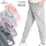Детские хлопковые штаны, подходят для подростков, в западном стиле, детская одежда