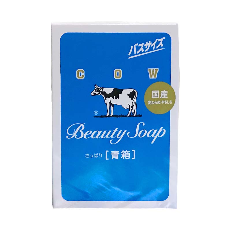 日本进口COW牛乳石碱洁面沐浴肥皂清爽保湿滋润牛奶香皂130g3块装 - 图3