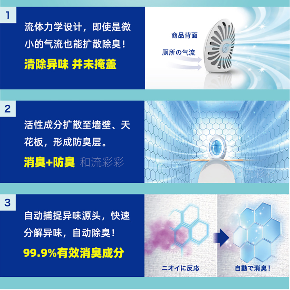 日本进口宝洁风倍清厕所除臭蛋卫生间清新剂空气芳香剂消臭香薰-图2