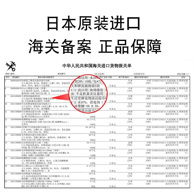 日本进口大和物产厨房餐具锅玻璃杯锅底清洁去污研磨海绵擦5枚入 - 图2