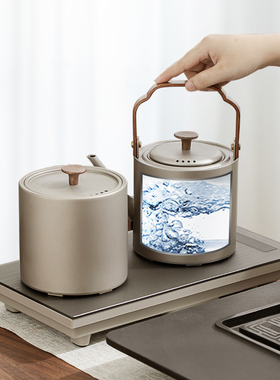 友茗堂纯钛台式嵌入一体电热水壶自动上水家用保温定温泡茶烧水壶