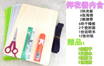 压花器押花器押花工具手工压花套装自制干花工具买一送四 虎窝淘