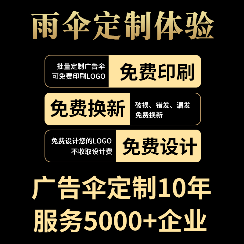 雨伞定制可印logo广告伞男士大号批发定做图案印字折叠防晒遮阳伞-图3