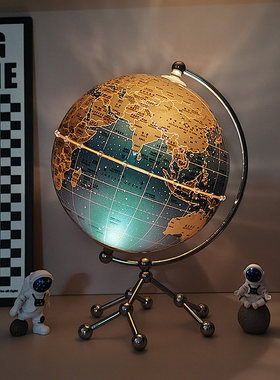 地球仪3d立体悬浮客厅摆件高级感小众房间装饰新家的100个快递