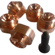 Spot welding electrode head nut electrode cover M4M5M6M8M10M12 chrome zirconium copper nut convex welding electrode cover accessory