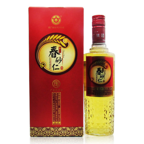 阳春合水春花酒厂春砂仁酒35度盒装酒沙仁酒500ml礼盒广东 - 图0