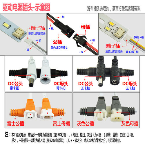 led电源驱动器driver镇流器平板灯吸顶射灯整流器变压器20w30W36W - 图1