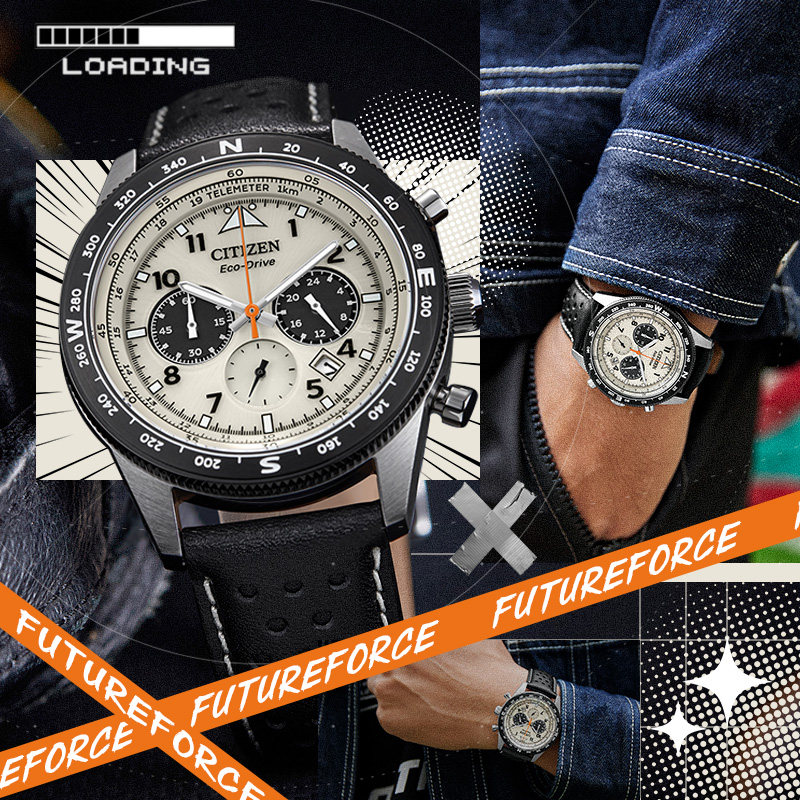 西铁城日本官方正品2023新品ff系列 西铁城手表日韩腕表