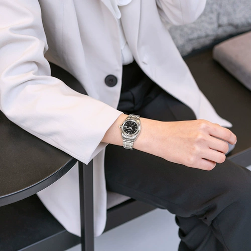 Японский календарь для отдыха, стальной ремешок, швейцарские часы, официальный продукт