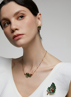 伊泰莲娜italina复古法式项链