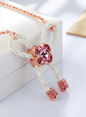 伊泰莲娜合金仿水晶个性女项链