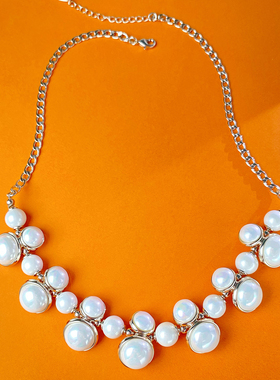 伊泰莲娜铜贝珠轻奢古典个性项链