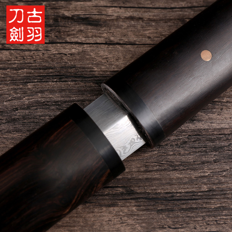 龙泉古羽宝剑黑檀小唐剑手工锻打花纹钢高硬度剑短剑小剑 未开刃,淘宝优惠券,粉丝福利购,淘宝优惠卷