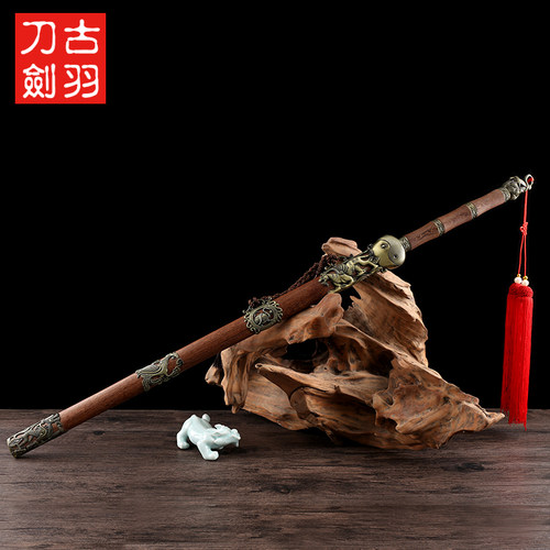 龙泉古羽刀剑太极星君宝剑玄武神剑装饰摆件镇宅宝剑长硬剑未开刃 - 图0