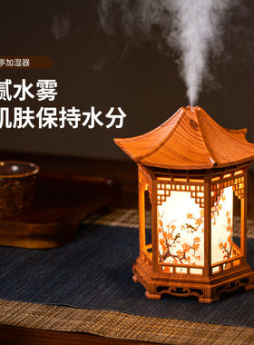 中式古风凉亭氛围灯摆件