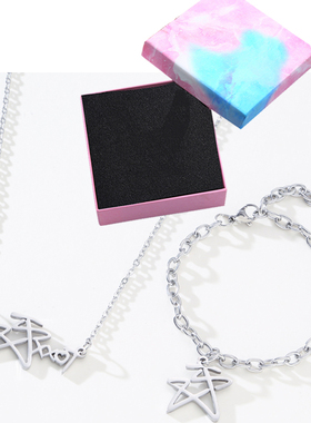 不锈钢张峻豪星星手链锁骨链