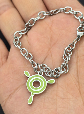 蔚蓝档案/碧蓝档案十六夜野宫光环项链吊坠手链钥匙扣生日礼物