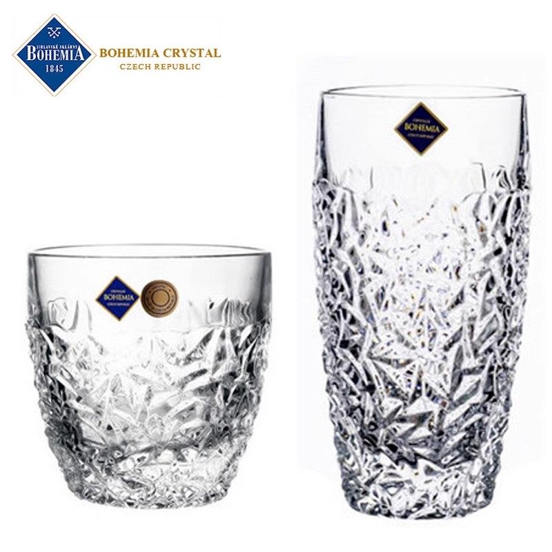 捷克BOHEMIA水晶玻璃威士忌杯家用欧式洋酒杯啤酒杯套装轻奢酒具,淘宝优惠券,粉丝福利购,淘宝优惠卷