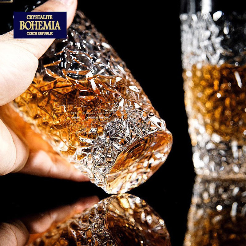 捷克BOHEMIA水晶玻璃威士忌杯家用欧式洋酒杯啤酒杯套装轻奢酒具,淘宝优惠券,粉丝福利购,淘宝优惠卷