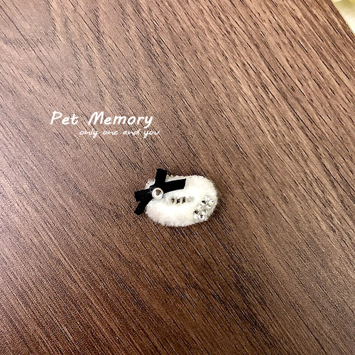 宠物发夹新款BB夹狗狗猫咪比熊高西地珍珠发夹梳蝴蝶结马尔济斯 - 图2