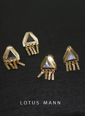 银河.超长项链 / Moonlight金字流苏手工银耳环