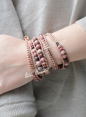 小众缠绕爱情欧美风明星款手链