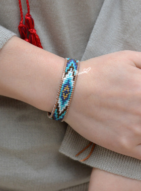 lotusmann路塔斯曼蓝色系手链