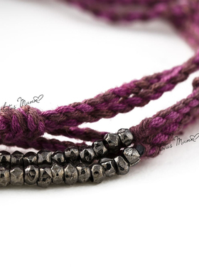 路塔斯曼lotusmann紫单圈手链