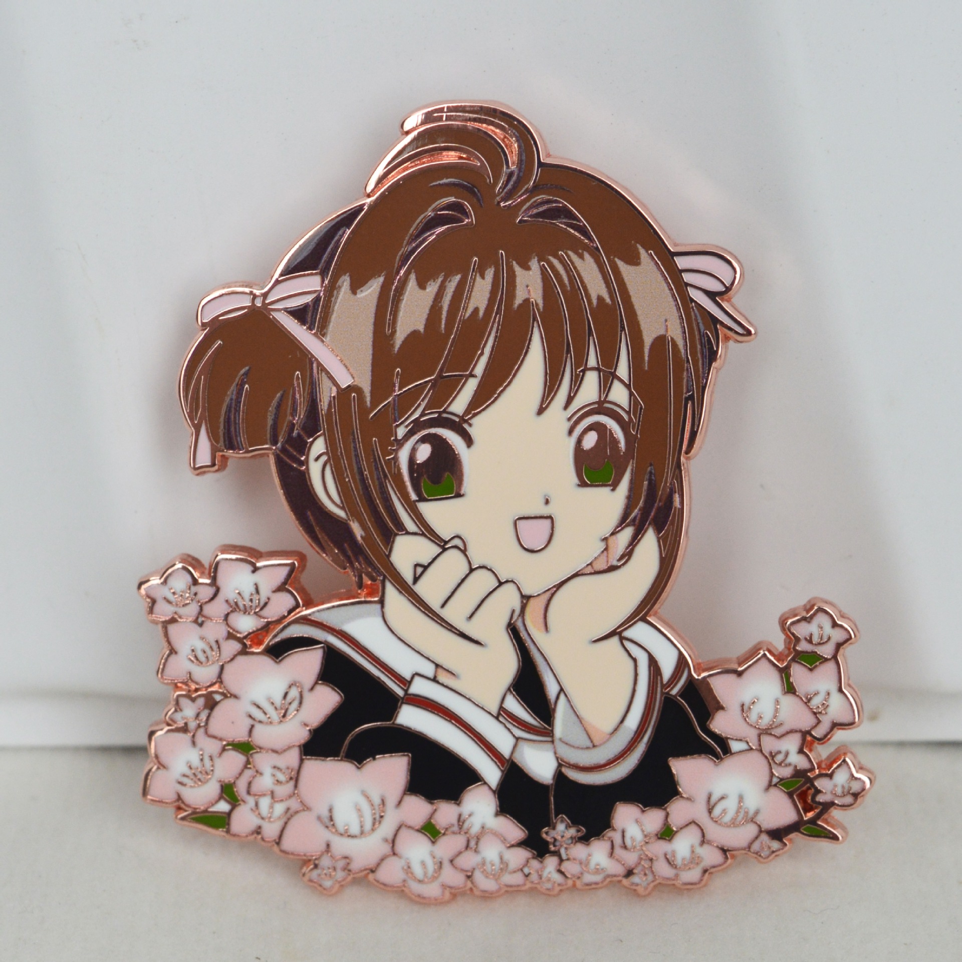 百变小樱 魔卡少女樱金属徽章 大道寺知世 小樱 小狼珐琅胸针pin - 图2